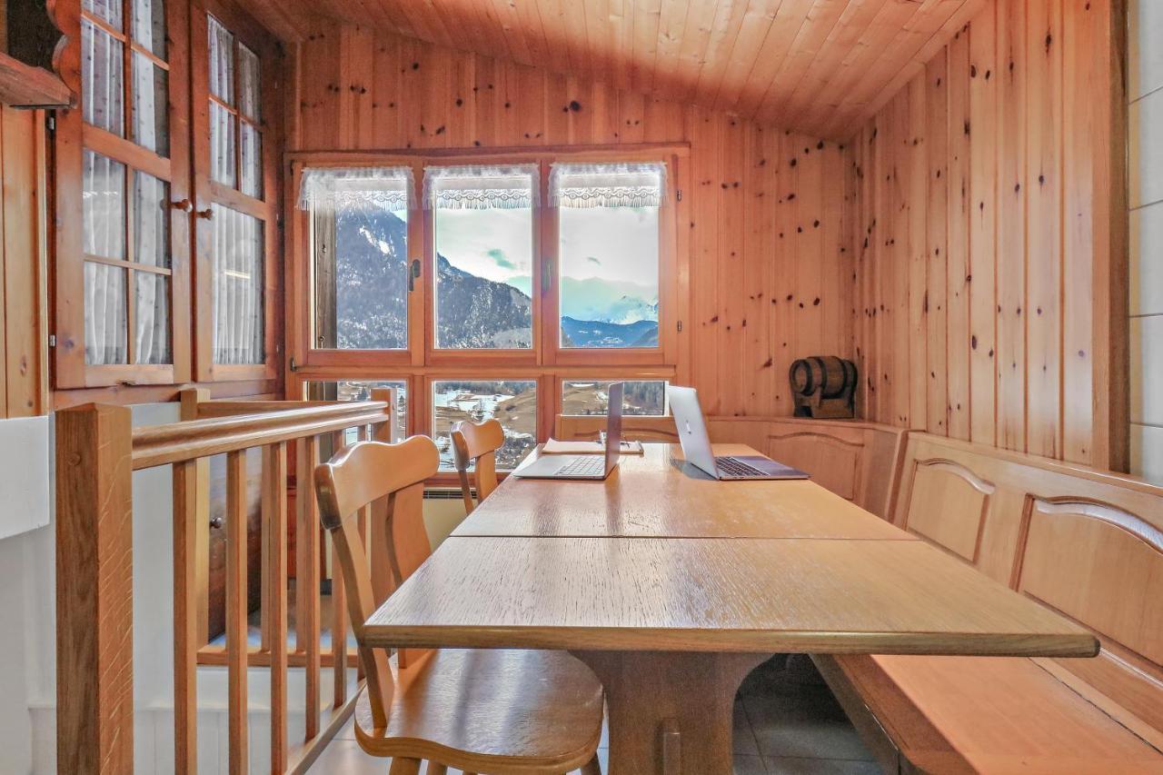 Charmant Chalet Dans La Montagne Proche De Verbier Sembrancher Eksteriør bilde