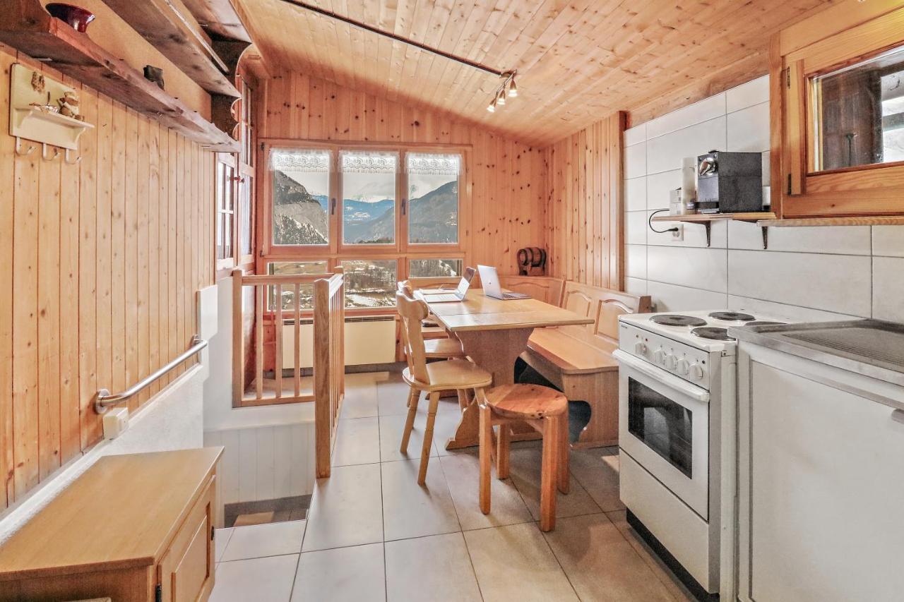 Charmant Chalet Dans La Montagne Proche De Verbier Sembrancher Eksteriør bilde