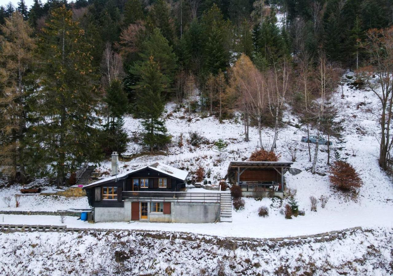 Charmant Chalet Dans La Montagne Proche De Verbier Sembrancher Eksteriør bilde